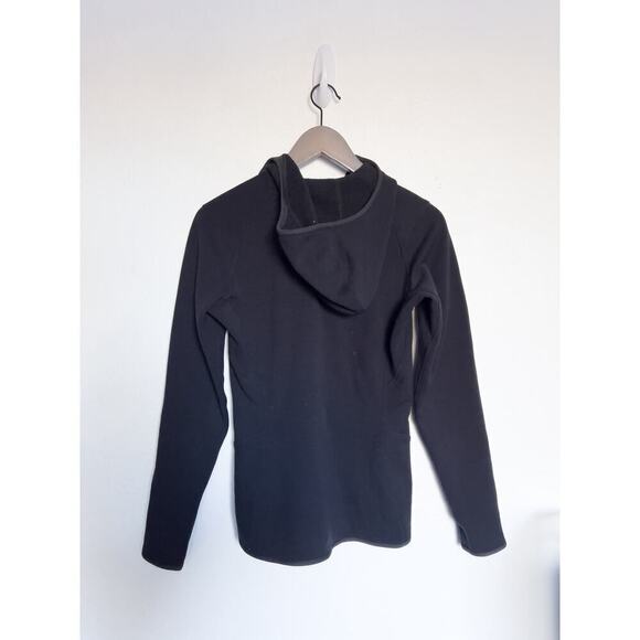Arcteryx Kaynite Full Zip Hoodie Hoody Jacket Fleece Womens Small Black Gorpcore - Picture 2 of 9